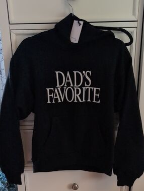 Dad's Favorite Black Crewneck Sweatshirt By Praying